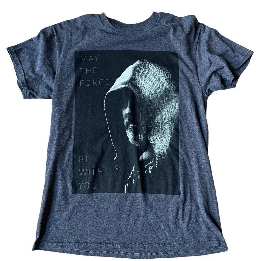 Star Wars T-Shirt Adult M Luke Skywalker May The Force Be With You